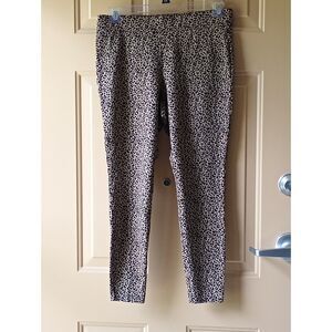Old Navy Leopard Print High Rise Activewear Leggings Large